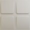 Ekena Millwork 19 5/8in. W x 19 5/8in. H Galveston EnduraWall Decorative 3D Wall Panel Covers 2.67 Sq. Ft. WP20X20GLGBW - alternate 1